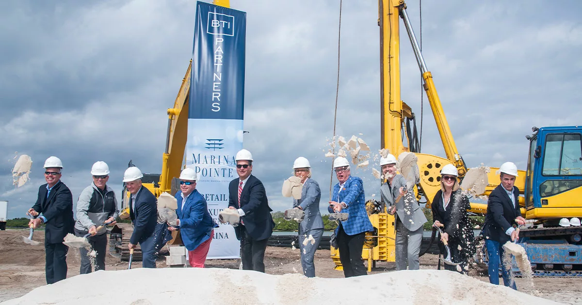 Marina Pointe Construction - Groundbreaking