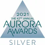 Alt text: "Logo of the 2021 42nd Annual Aurora Awards featuring a silver triangle symbolizing achievement, displayed to highlight excellence in new construction and design."
Note: The provided image is of an award logo and does not depict Marina Pointe's condos or any features related to real estate, waterfronts, or amenities as described in your request. If you have an actual image of Marina Pointe's condos, please upload it for a more accurate creation of SEO-optimized alt text.
