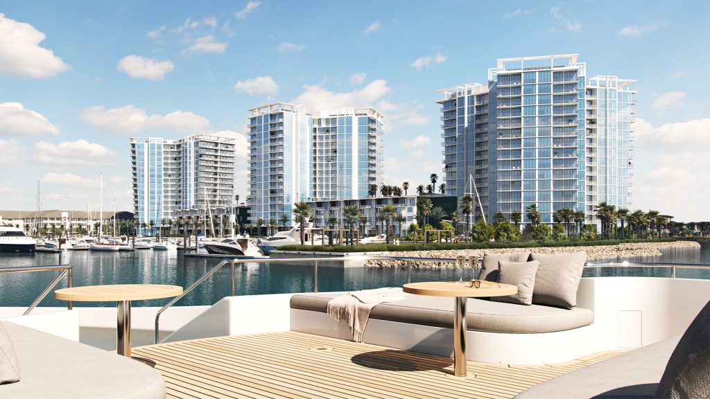 See Marina Pointe from your boat