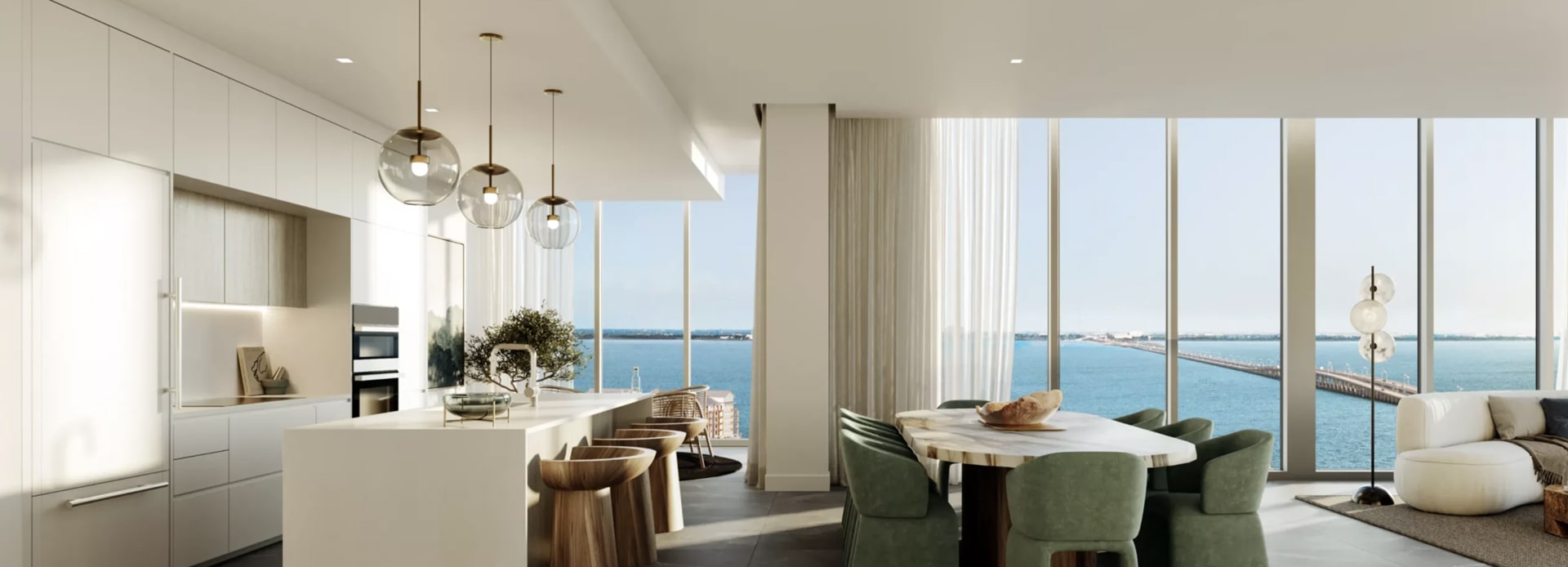 Marina Pointe condo interior