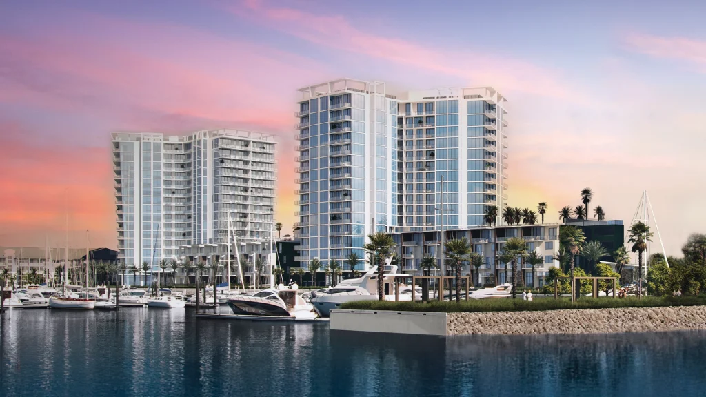 Luna Marina Pointe exterior at the exclusive launch event in Tampa